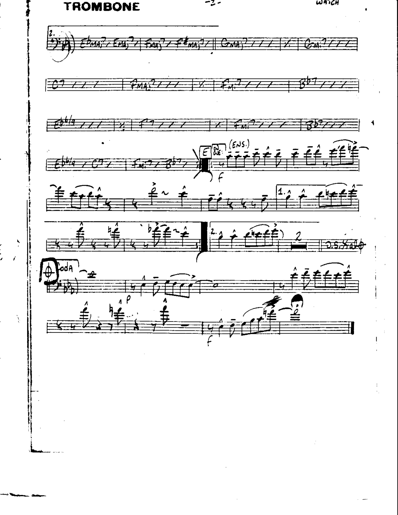 Watch what Happens-Trombone — page 2