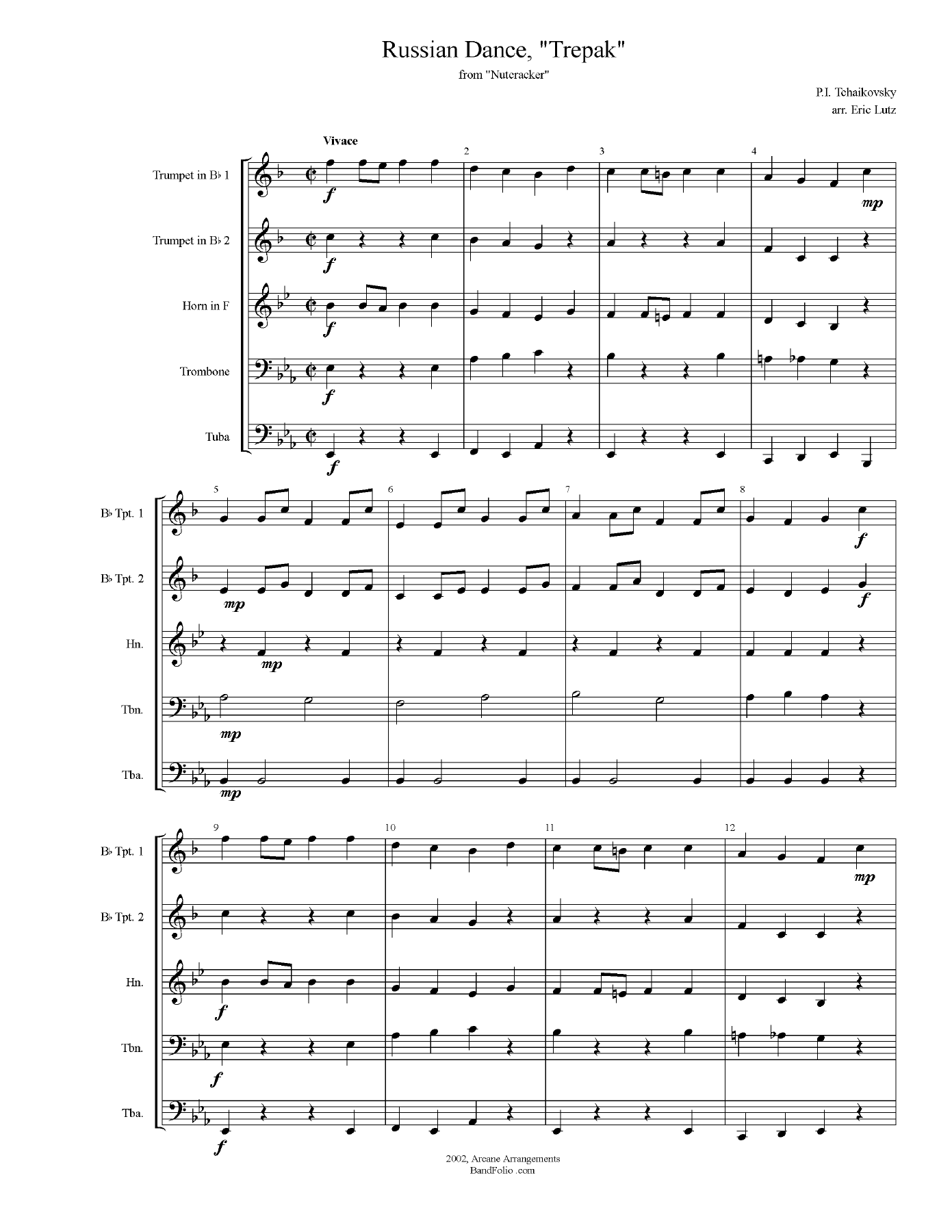 Russian Dance, Trepak from The Nutcracker Suite — page 2