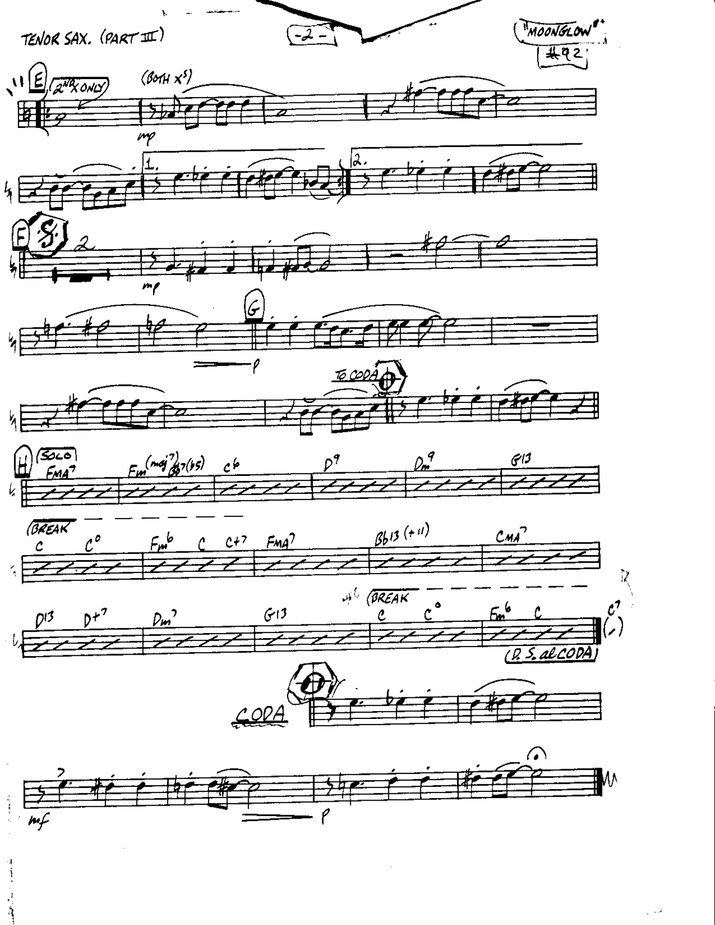 Circle 92-Moonglow-Tenor — page 2