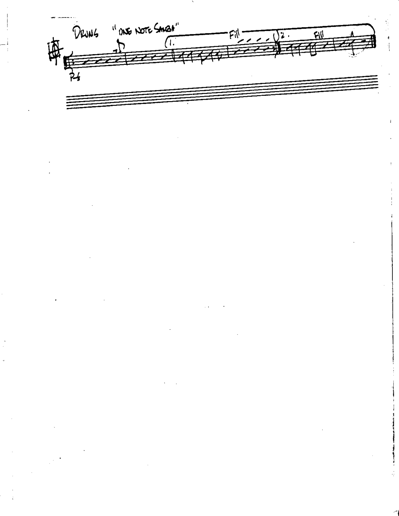 One Note Samba-Drums — page 2