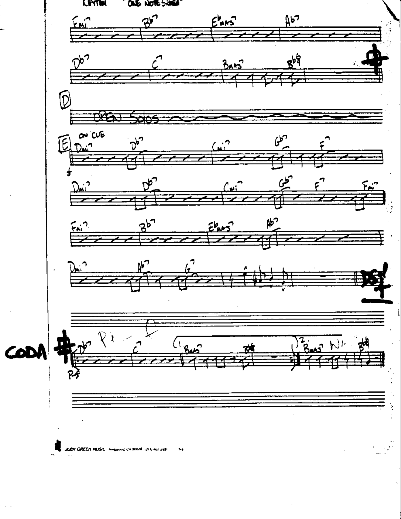 One Note Samba-Piano — page 2