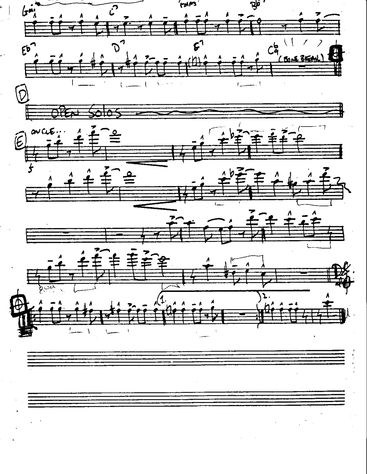 One Note Samba-Tenor — page 2