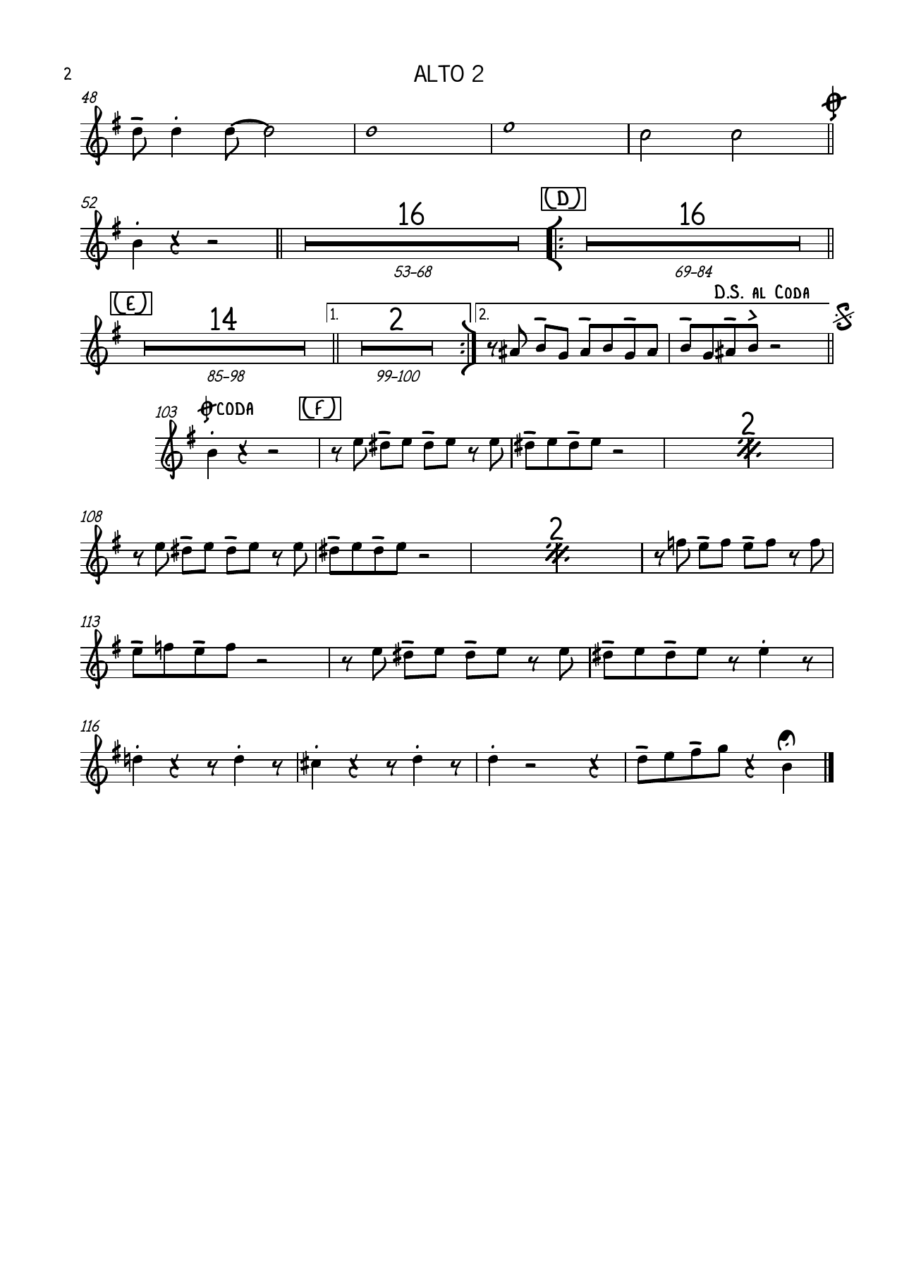 Creol Jazz 7 - Alto — page 2