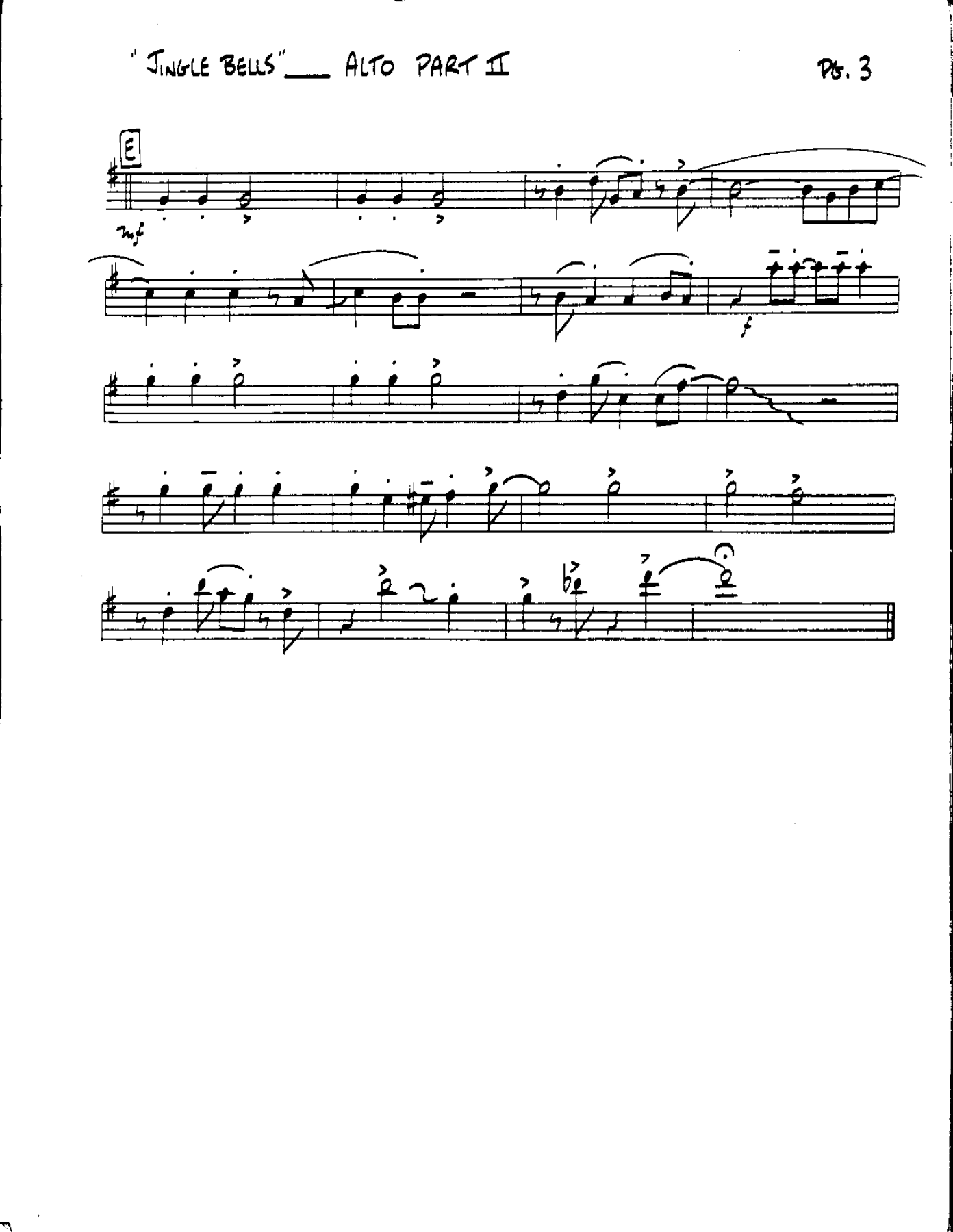 Circle 102-Jingle Bells-Alto — page 3