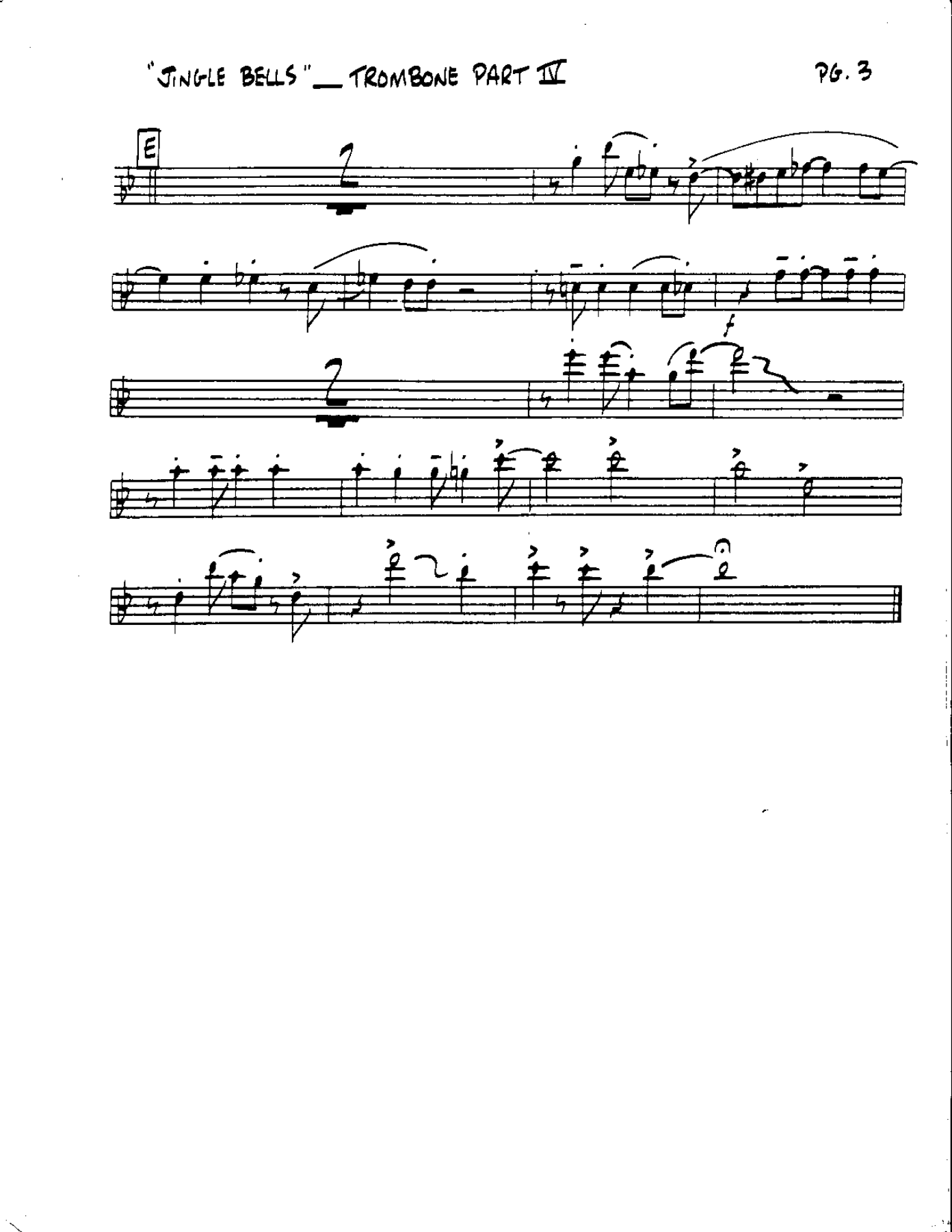 Circle 102-Jingle Bells-Trombone — page 3