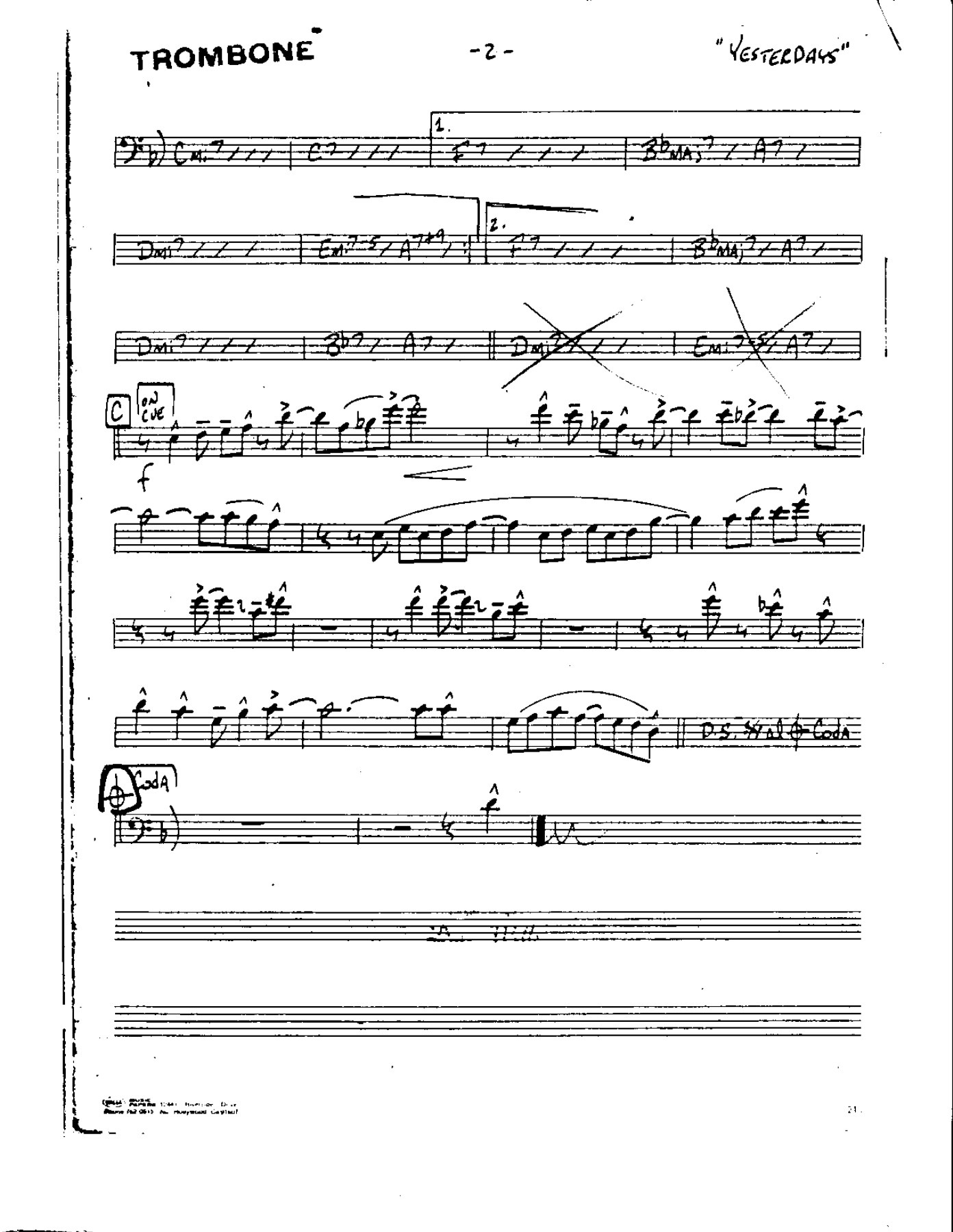 Yesterdays-Trombone — page 2