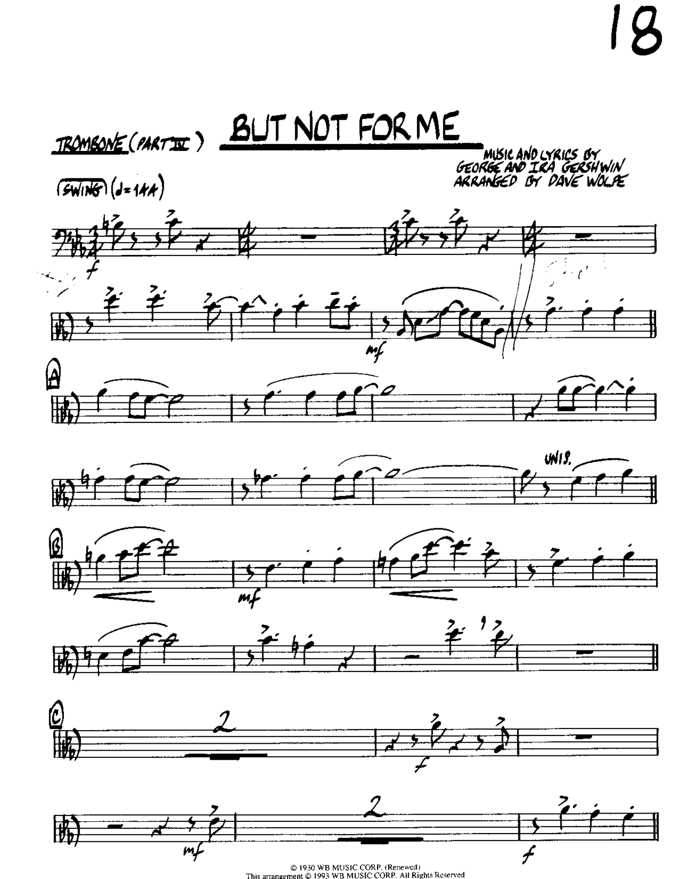 But not for Me-Trombone — page 2