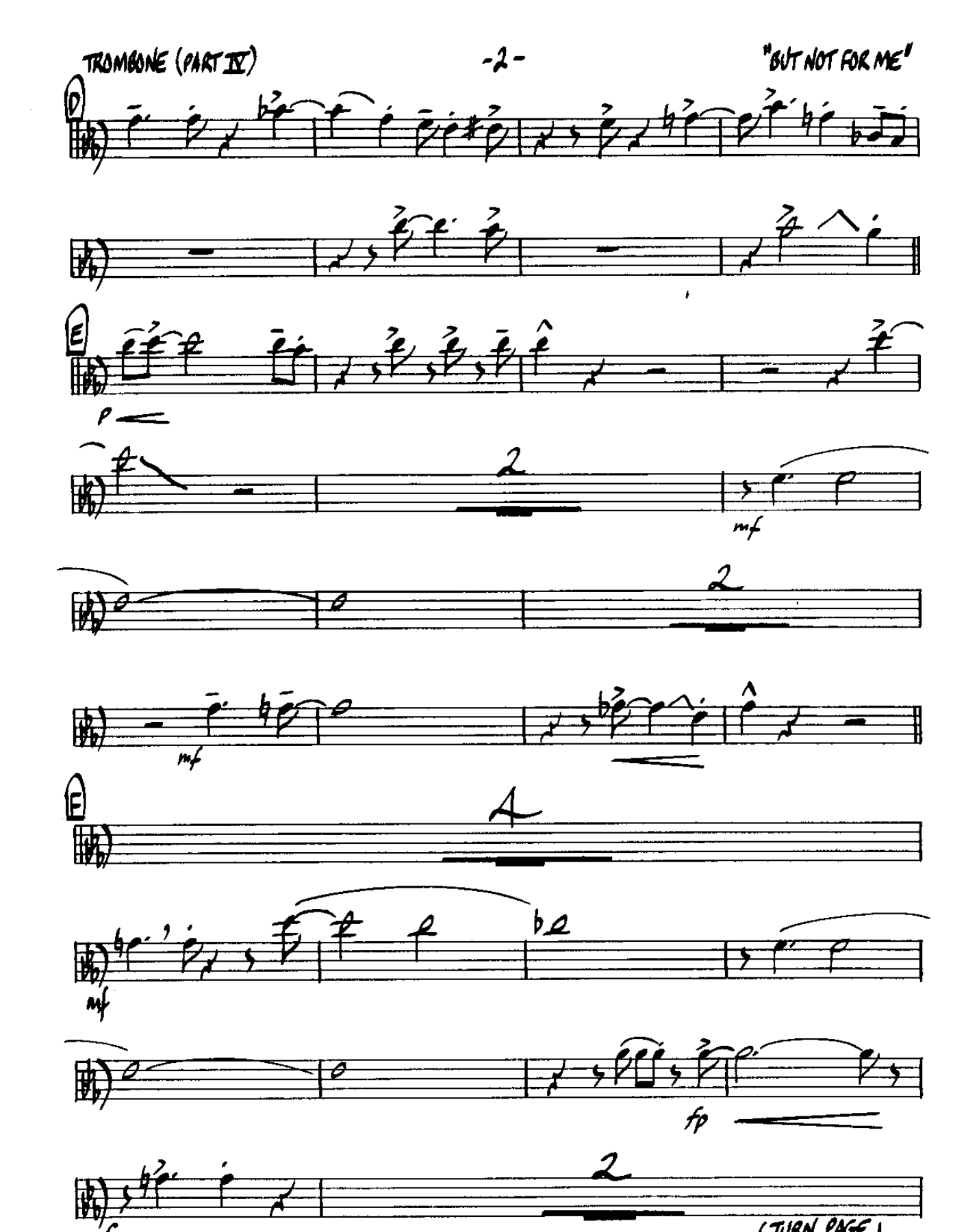 But not for Me-Trombone — page 3