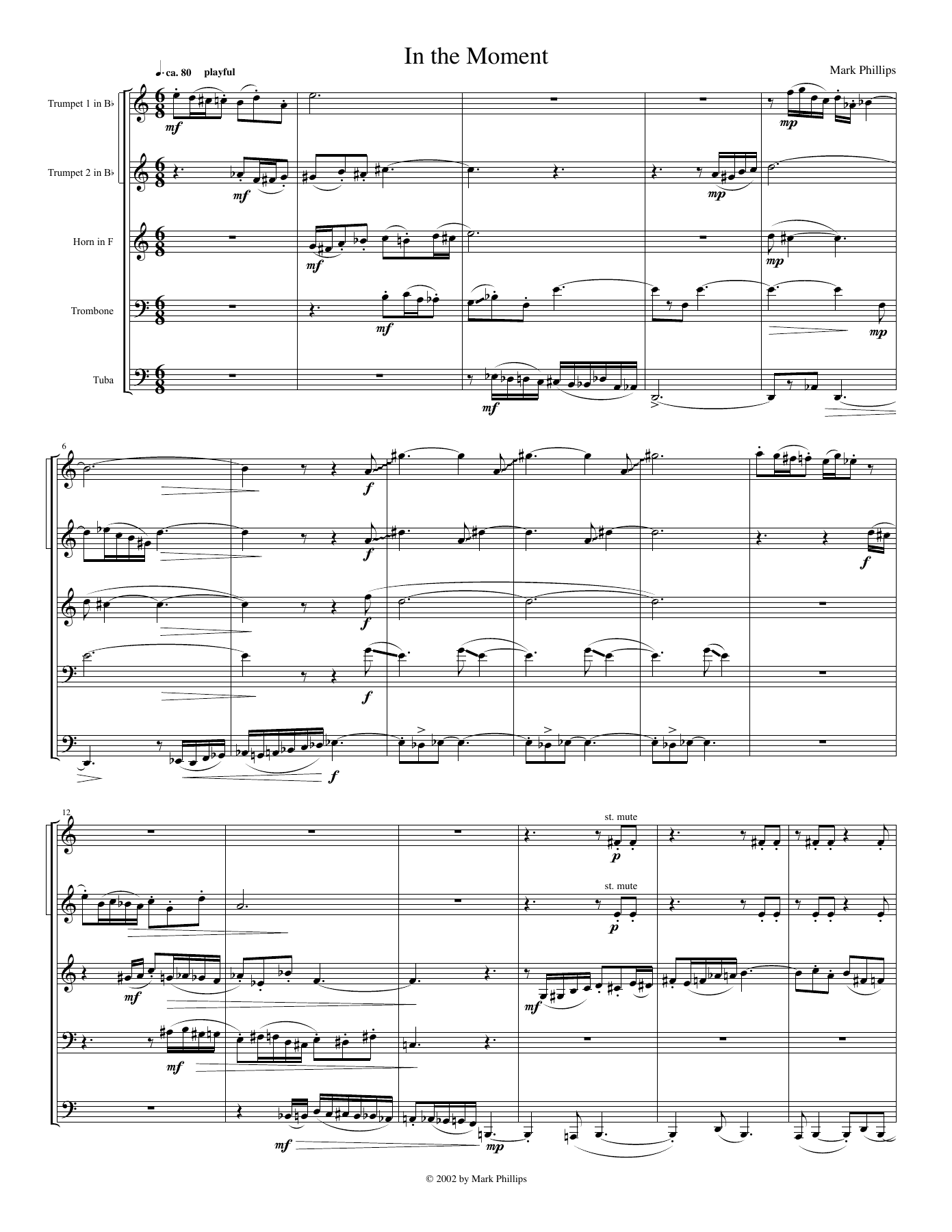 in the moment brass quintet — page 3