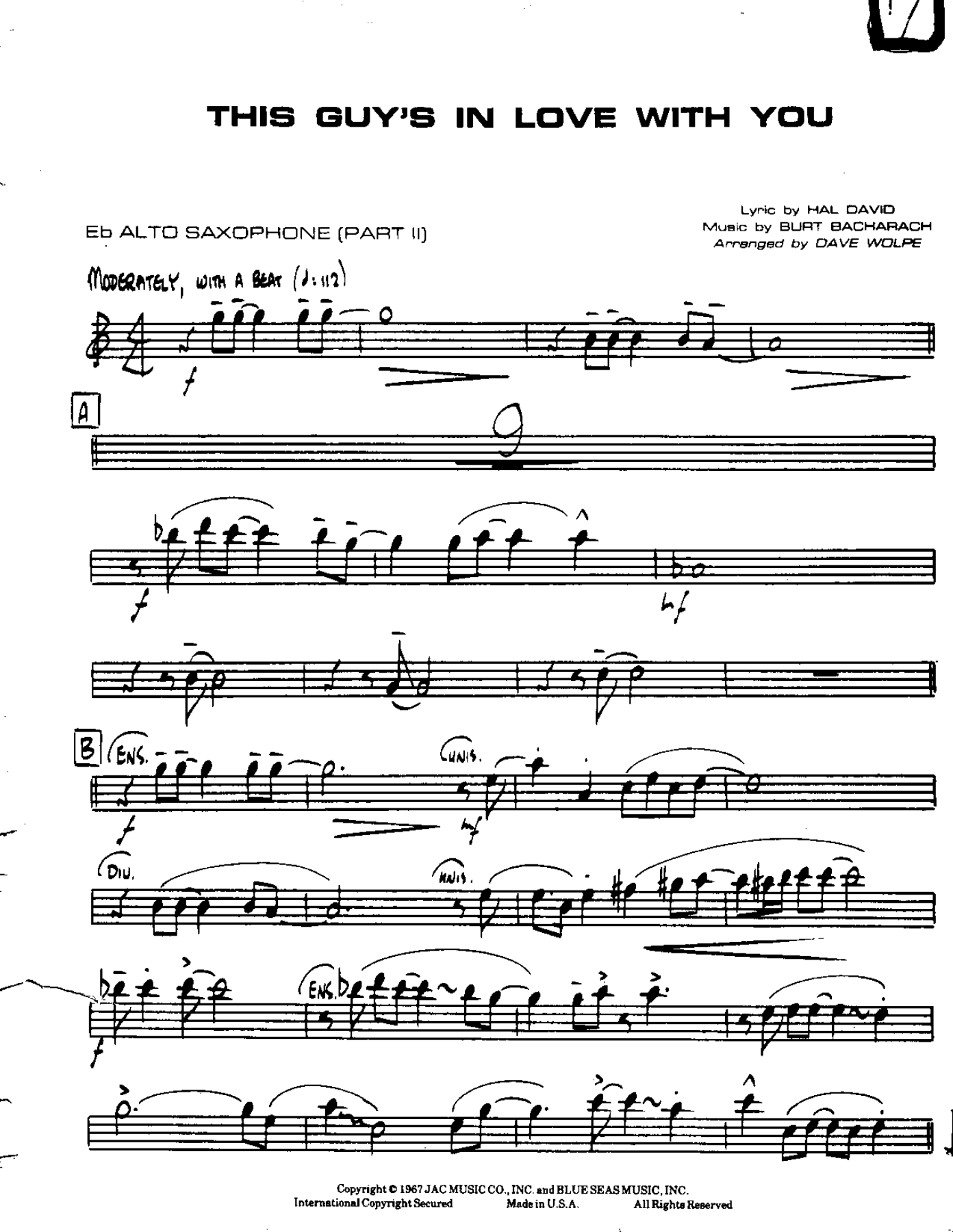 This Guy's in Love with you-Alto — page 1