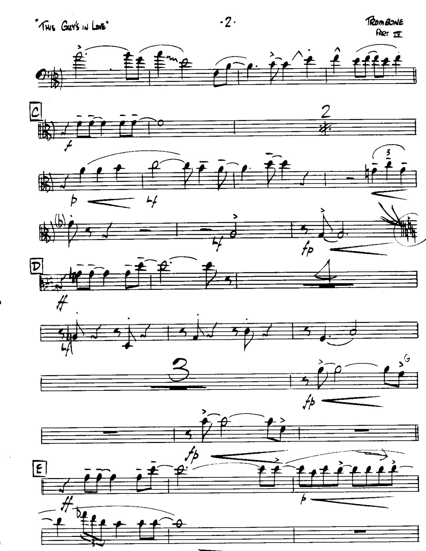 This Guy's in Love with you-Trombone — page 2