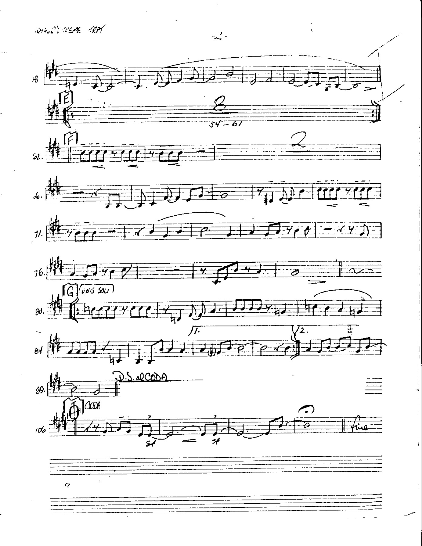 Arthur's Theme-Trumpet — page 2