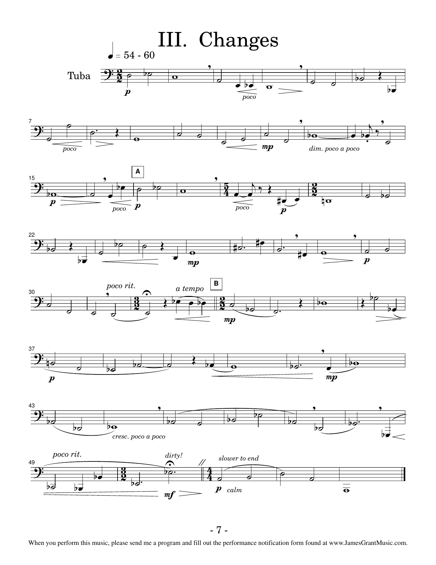5tet.III.tba — sheet music cover (first page)