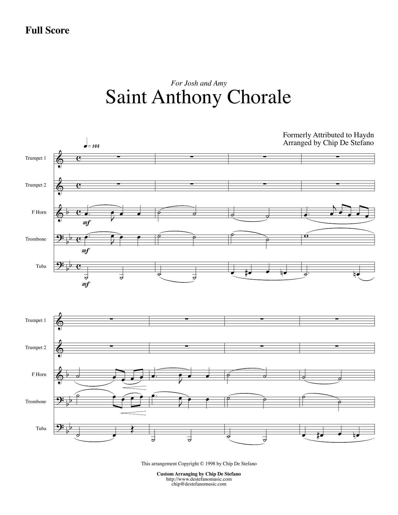 st. anthony chorale — page 2