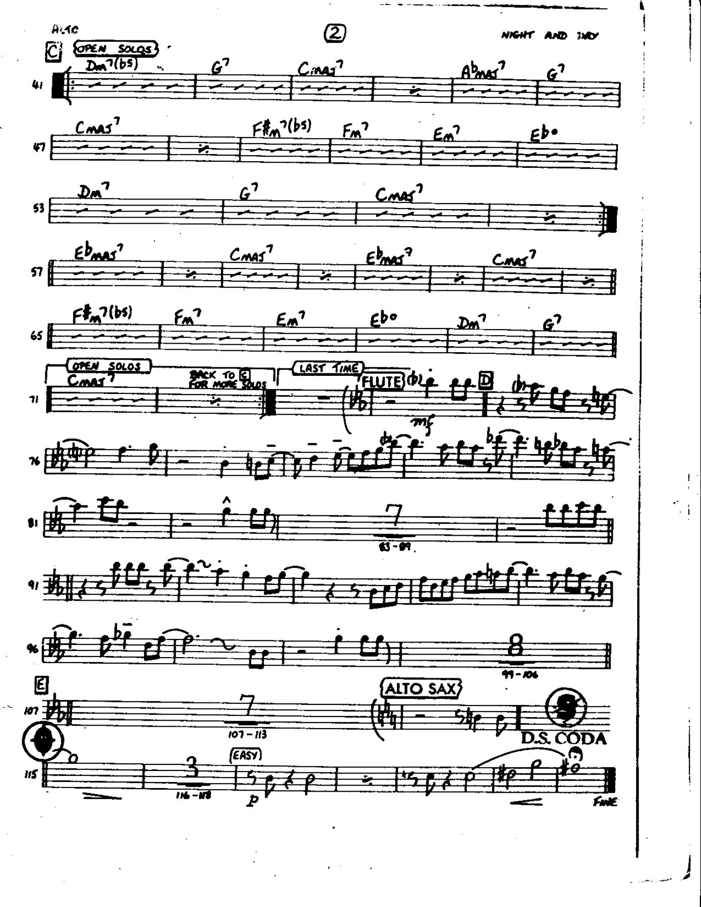 Night & Day-Alto — page 2