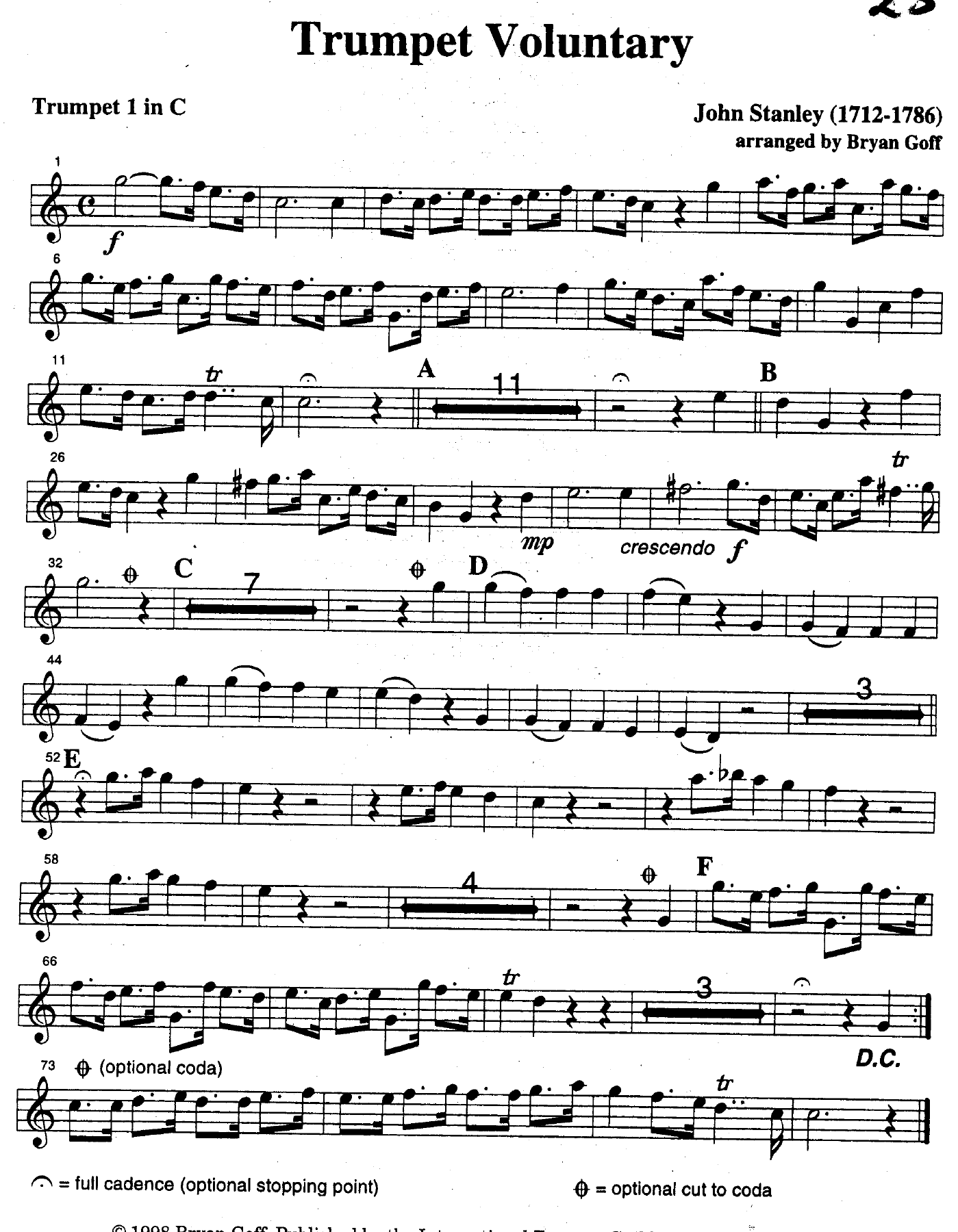 Stanley — sheet music preview