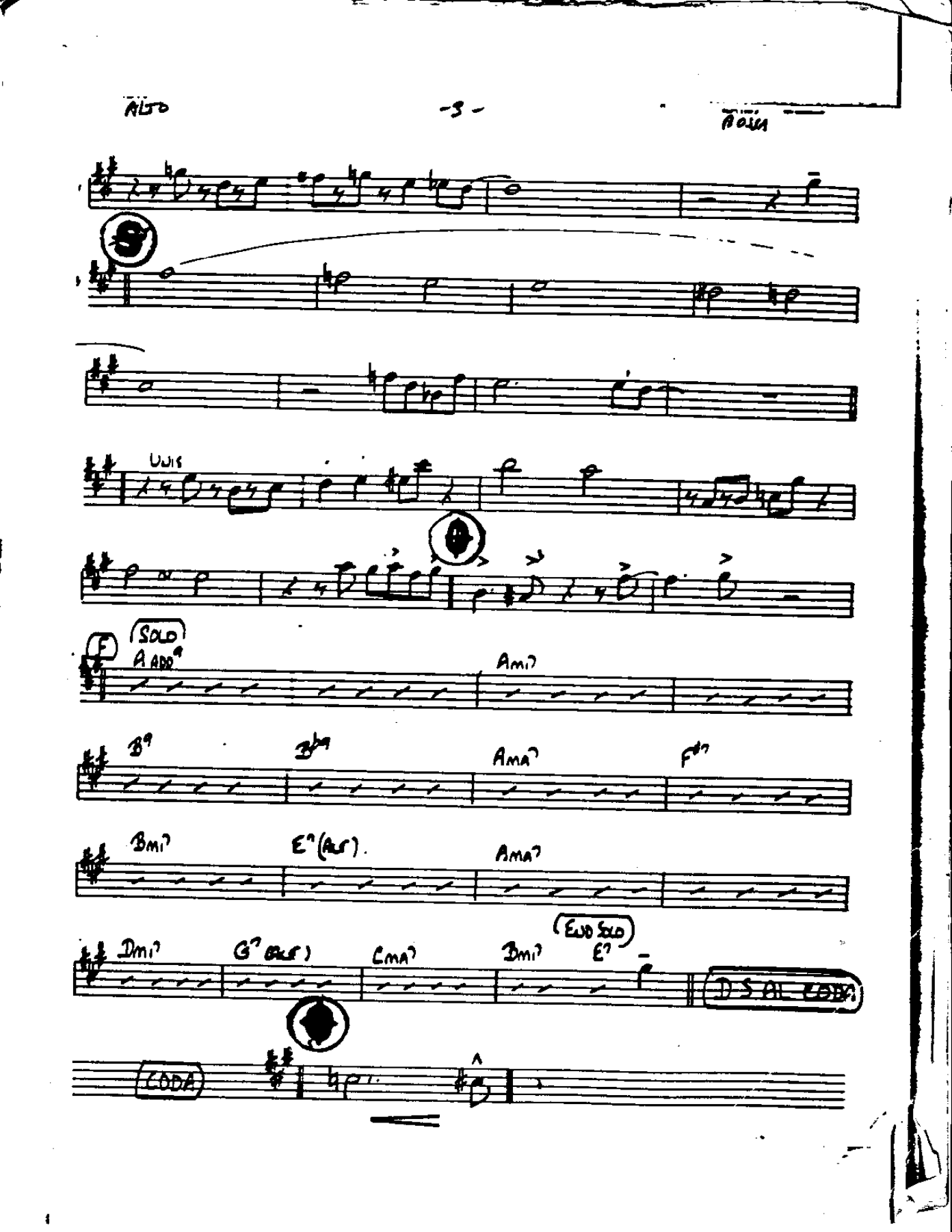 Bossa Medley-Alto — page 3