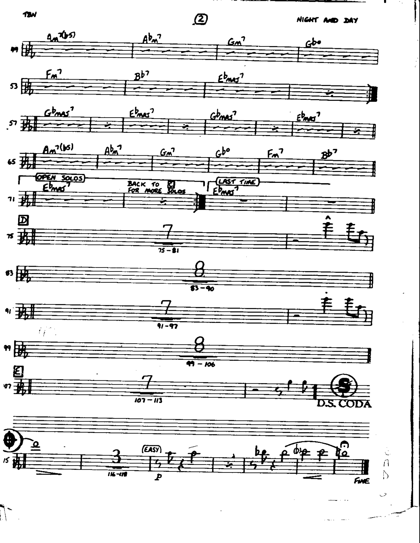 Night & Day-Trombone — page 2