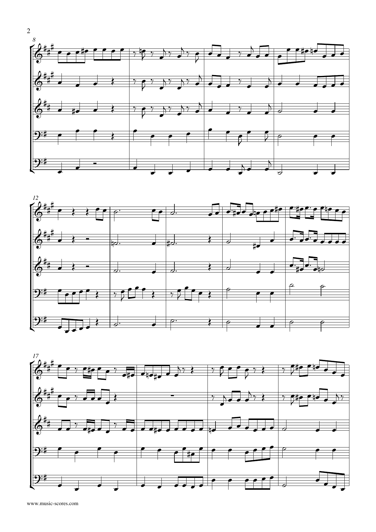 Tate Circus Suite Brass Quintet Dani — page 2