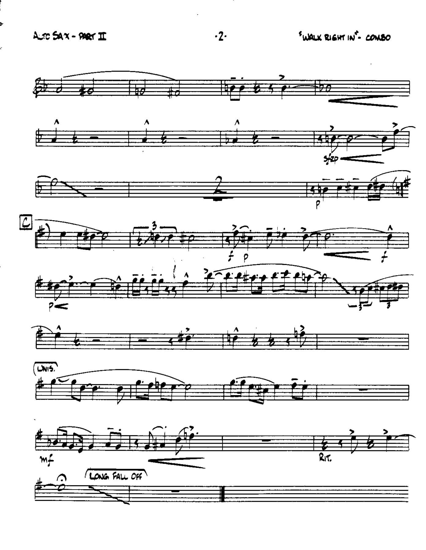 Walk right in-Alto — page 2