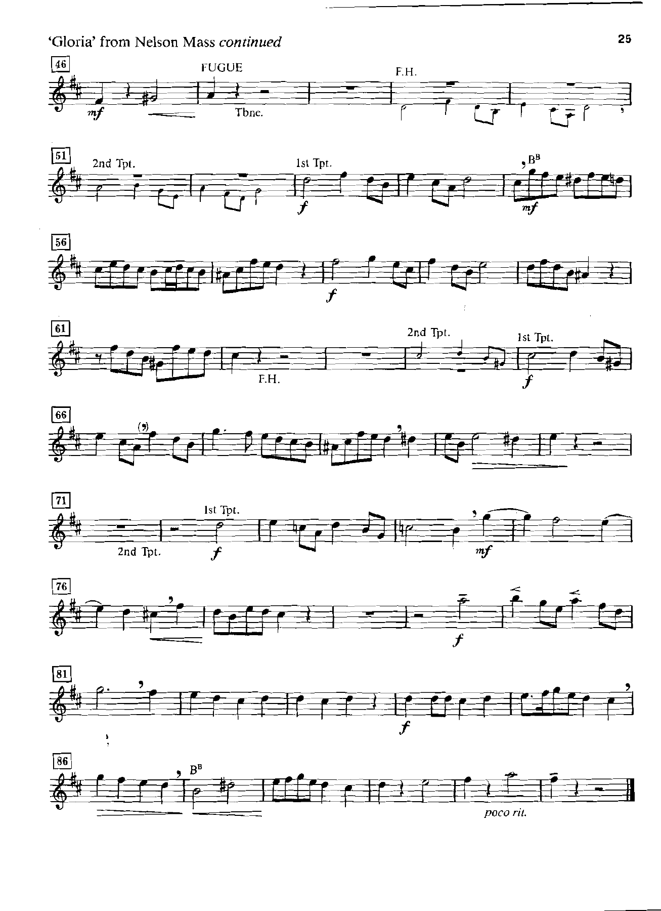 Gloria From Nelson Mass — page 2