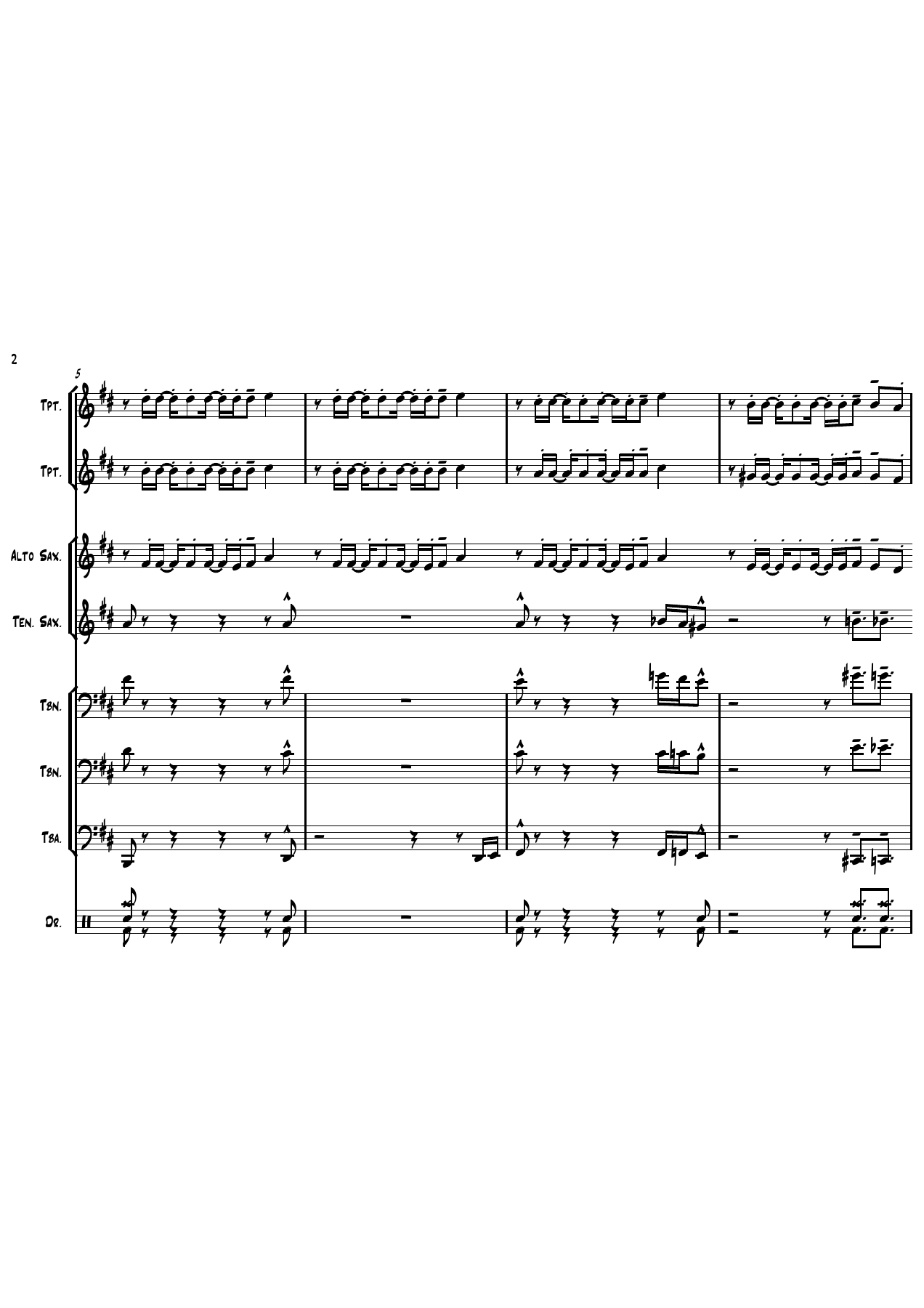 Get Lucky Score — page 2