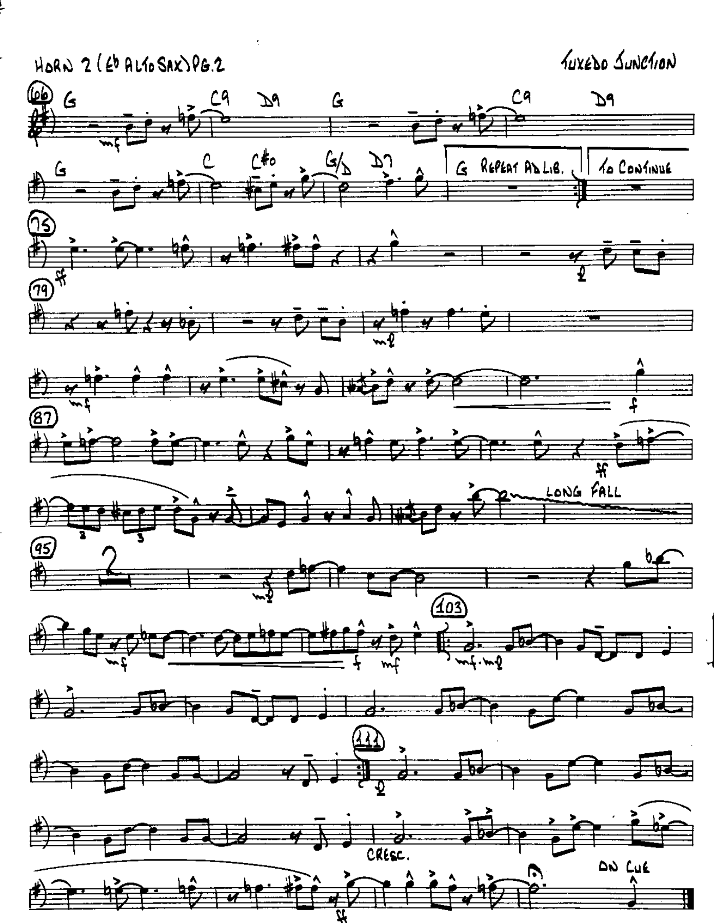 Tuxedo Junction-Alto — page 2