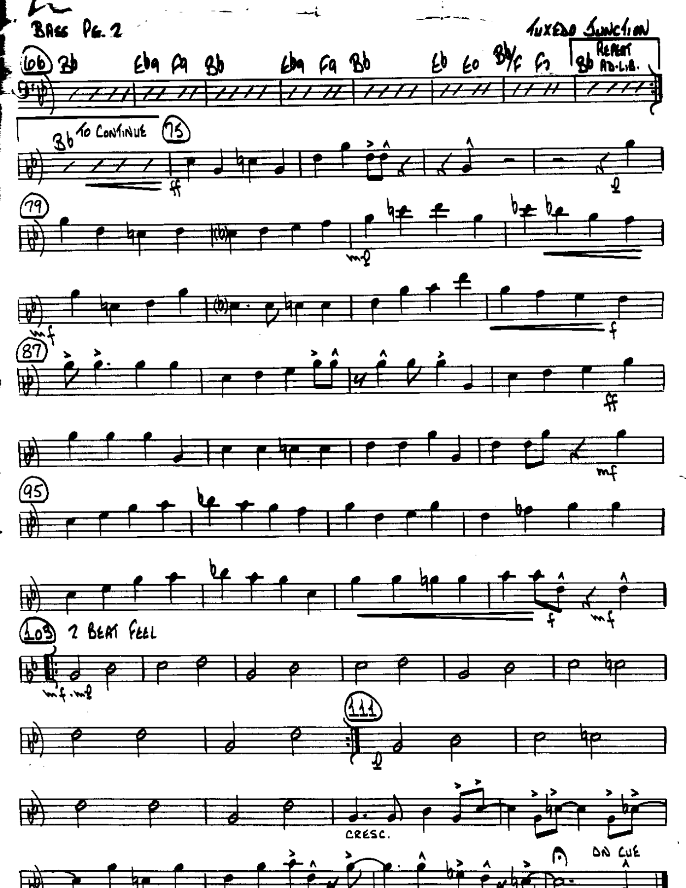 Tuxedo Junction-Bass — page 2