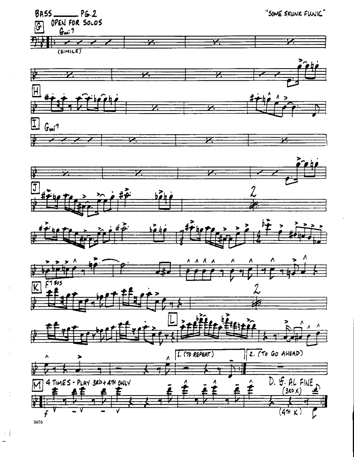 Some Skunk Funk-Bass — page 2