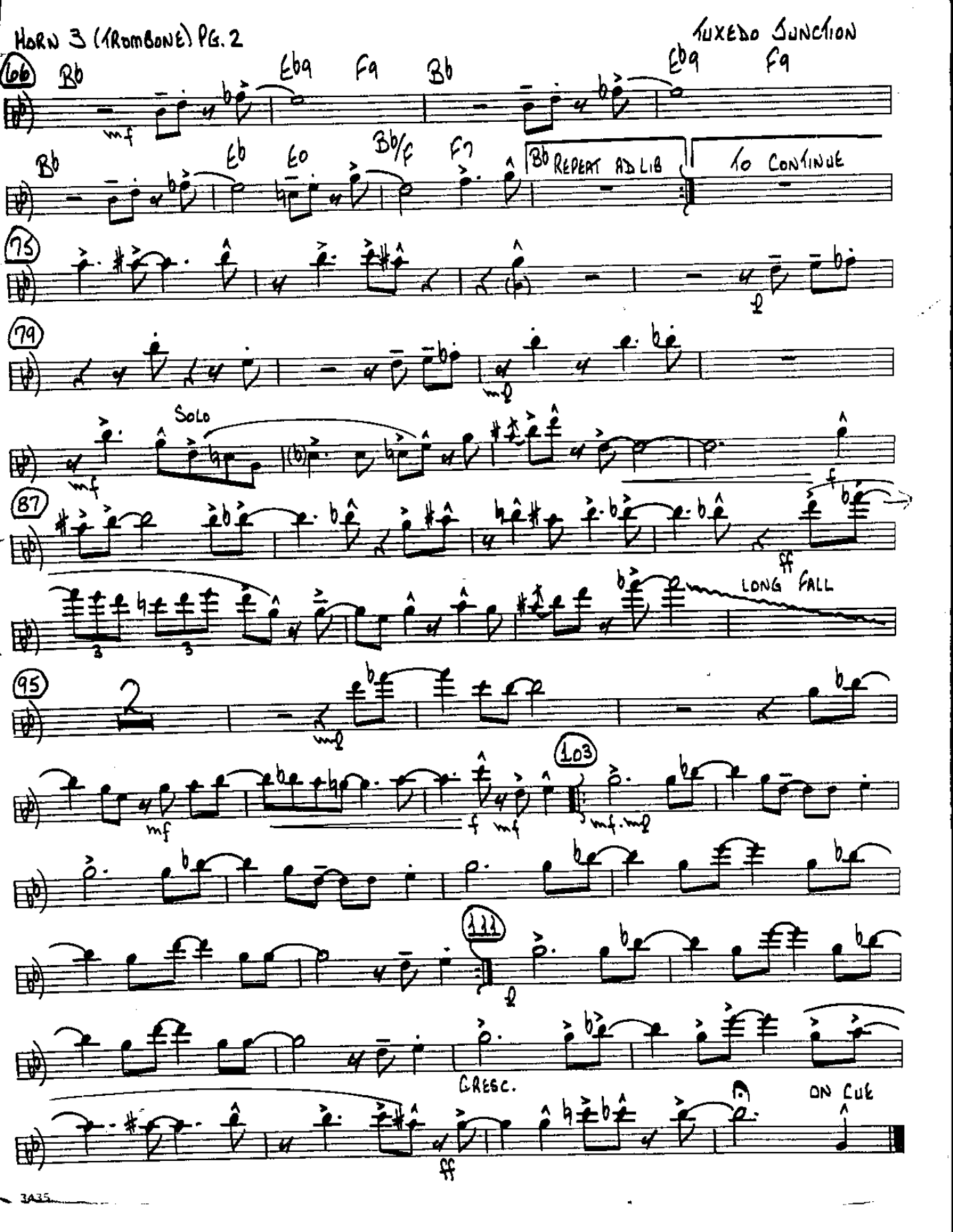 Tuxedo Junction-Trombone — page 2