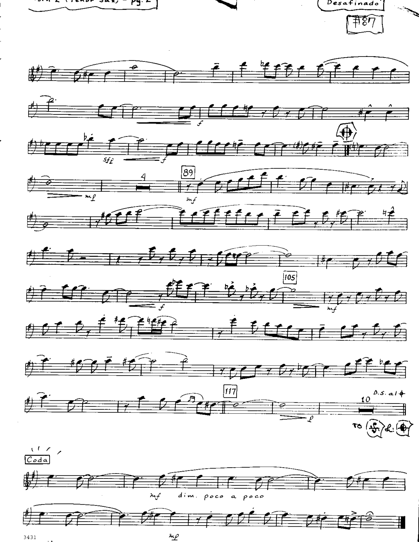 Desafinado-Tenor — page 2