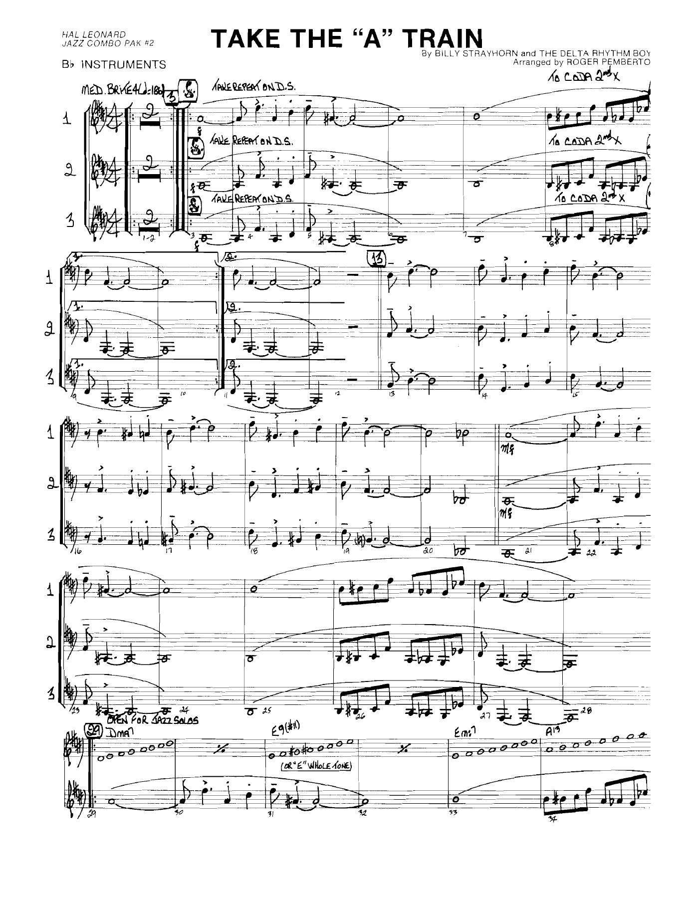 Jazz Combo pak#2 Strayhorn Pemperton — page 3