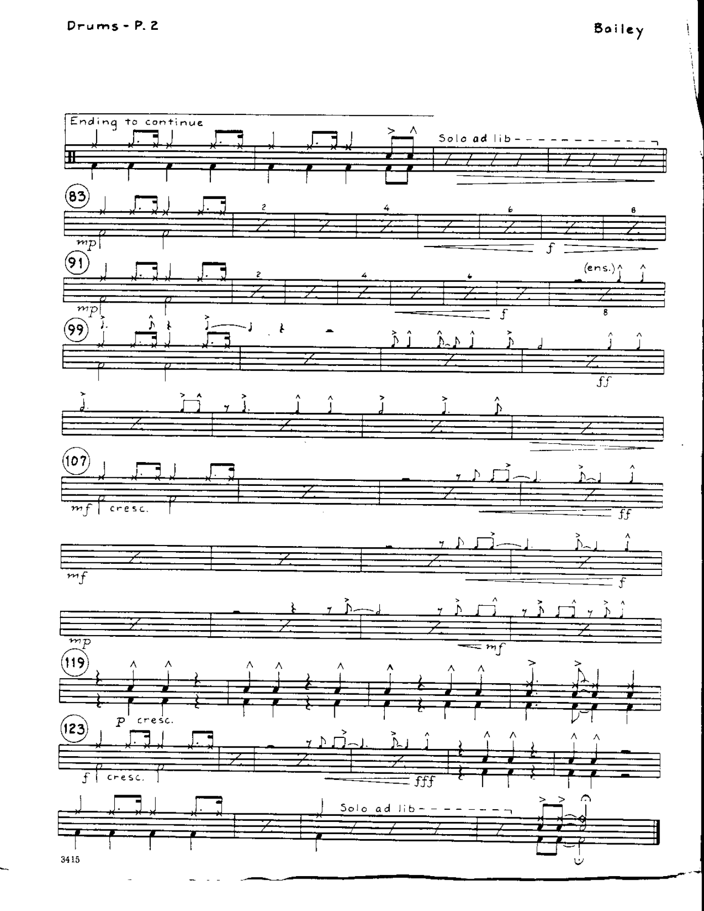 Bill Bailey-Drums — page 2