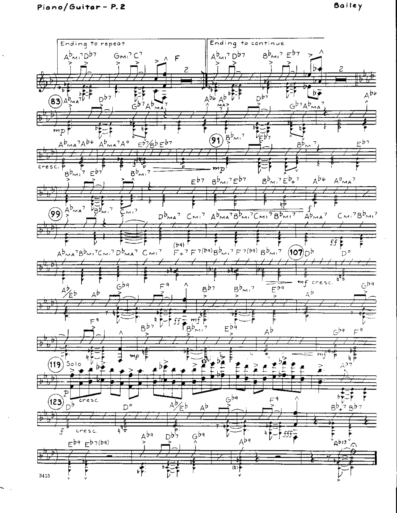 Bill Bailey-Piano — page 2