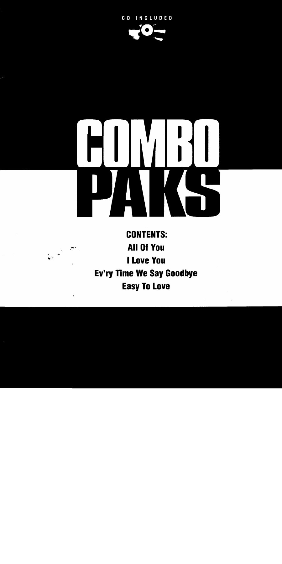 Jazz Combo pak#33 Cole Porter Mantooth — sheet music cover (first page)