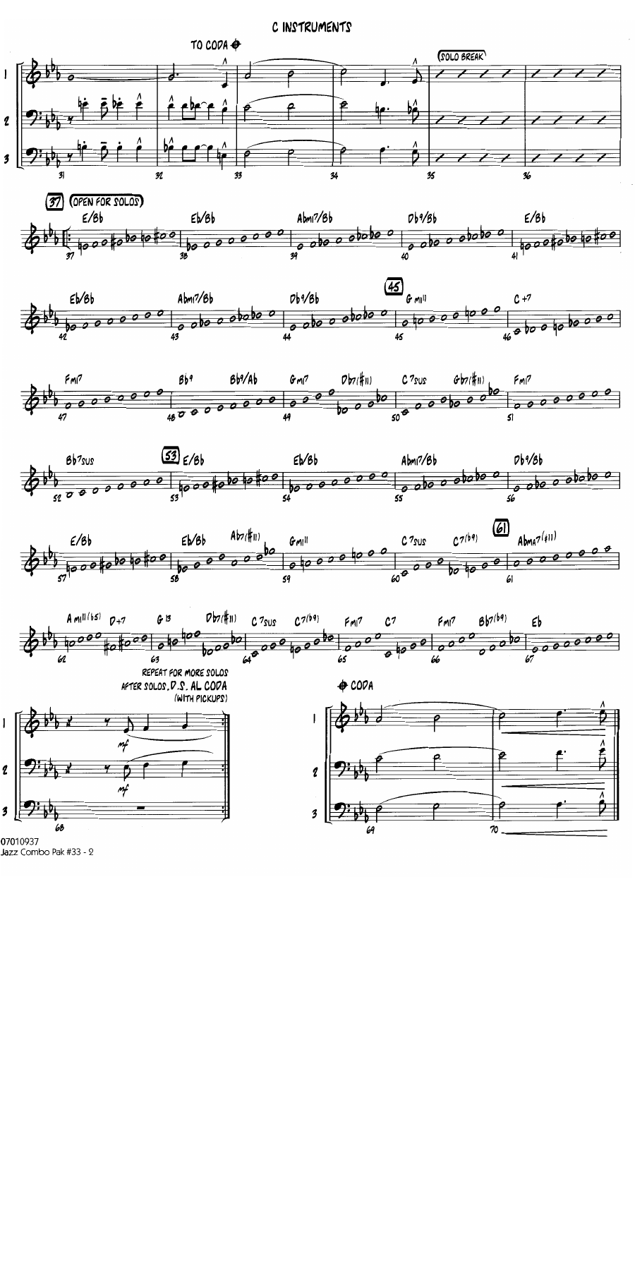 Jazz Combo pak#33 Cole Porter Mantooth — page 3