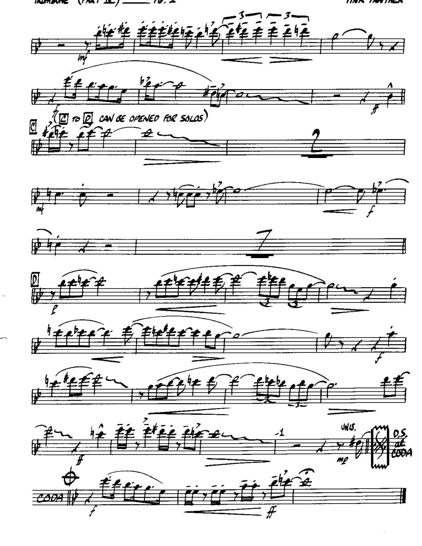 The Pink Panther-Trombone — page 2