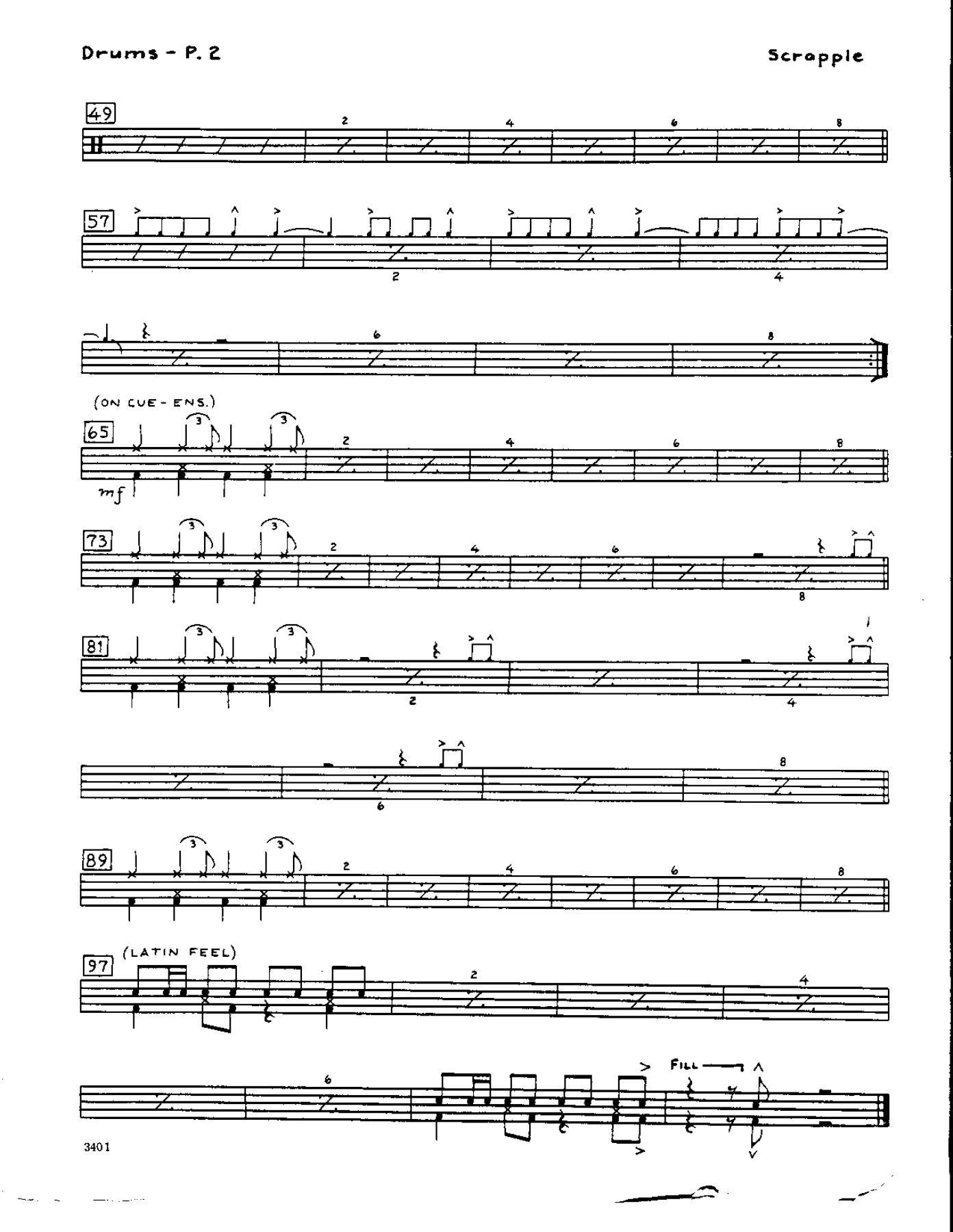 Scrapple from the Apple-Drums — page 2