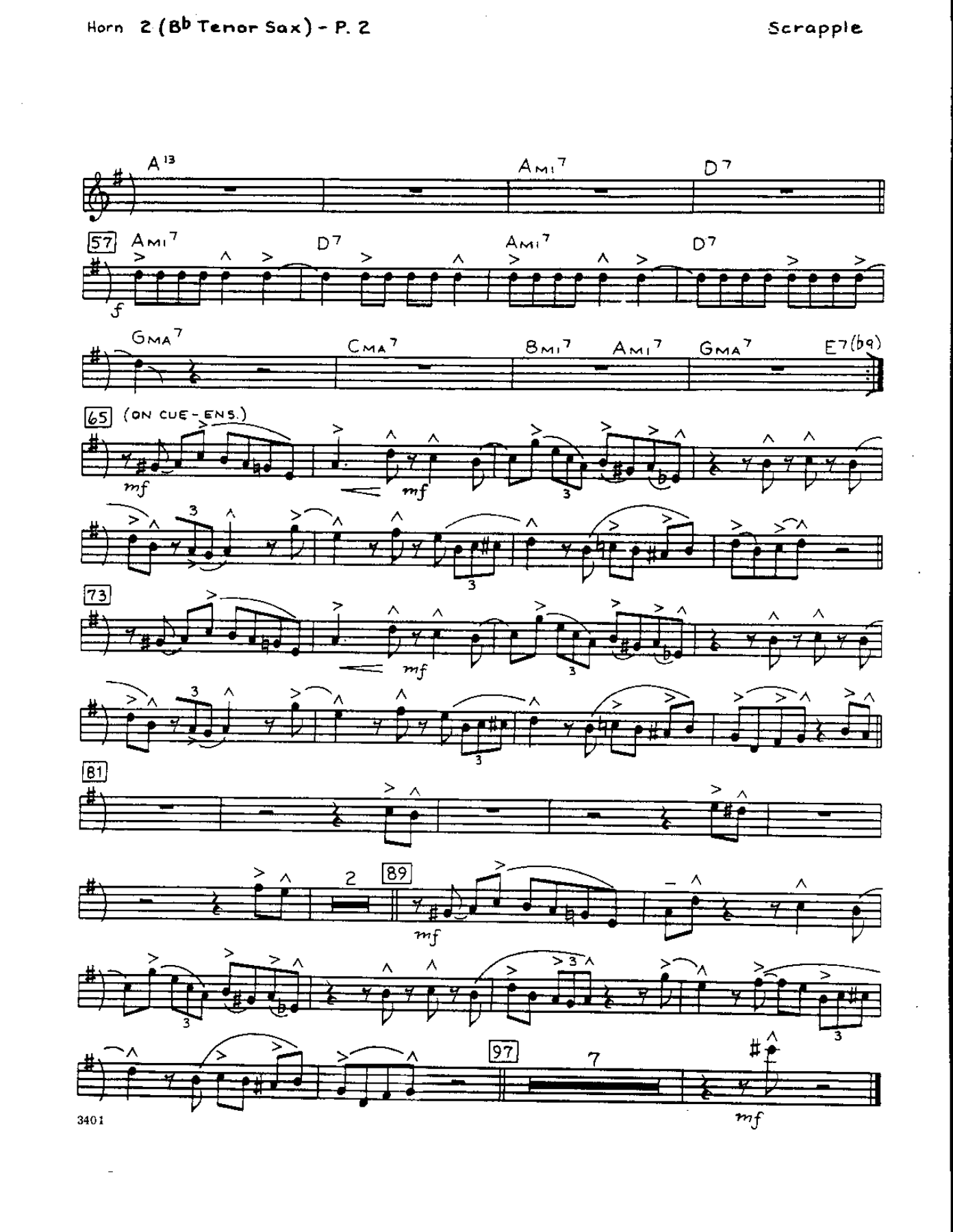Scrapple from the Apple-Tenor — page 2