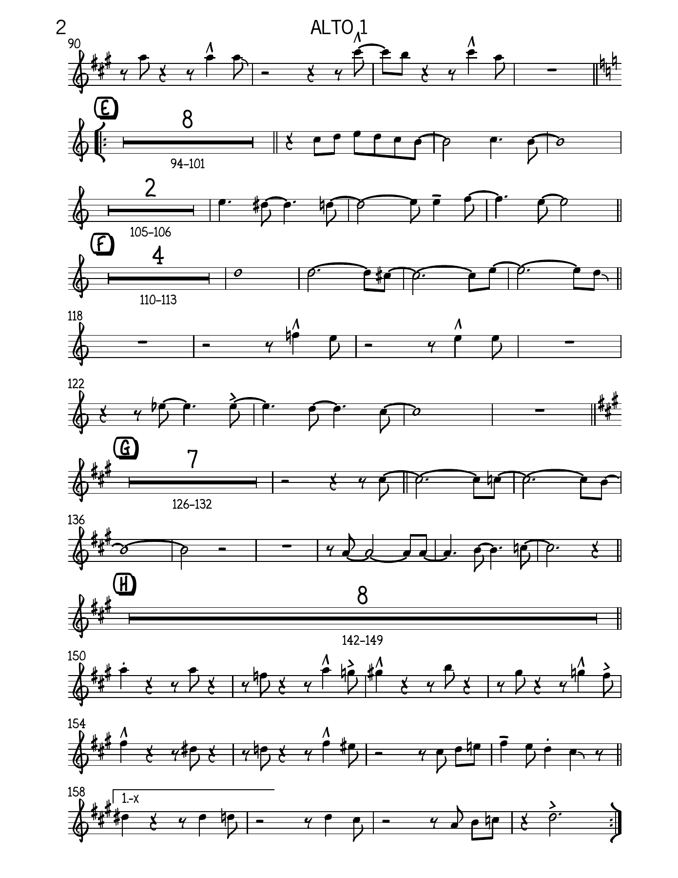 No More Blues Alto — page 2
