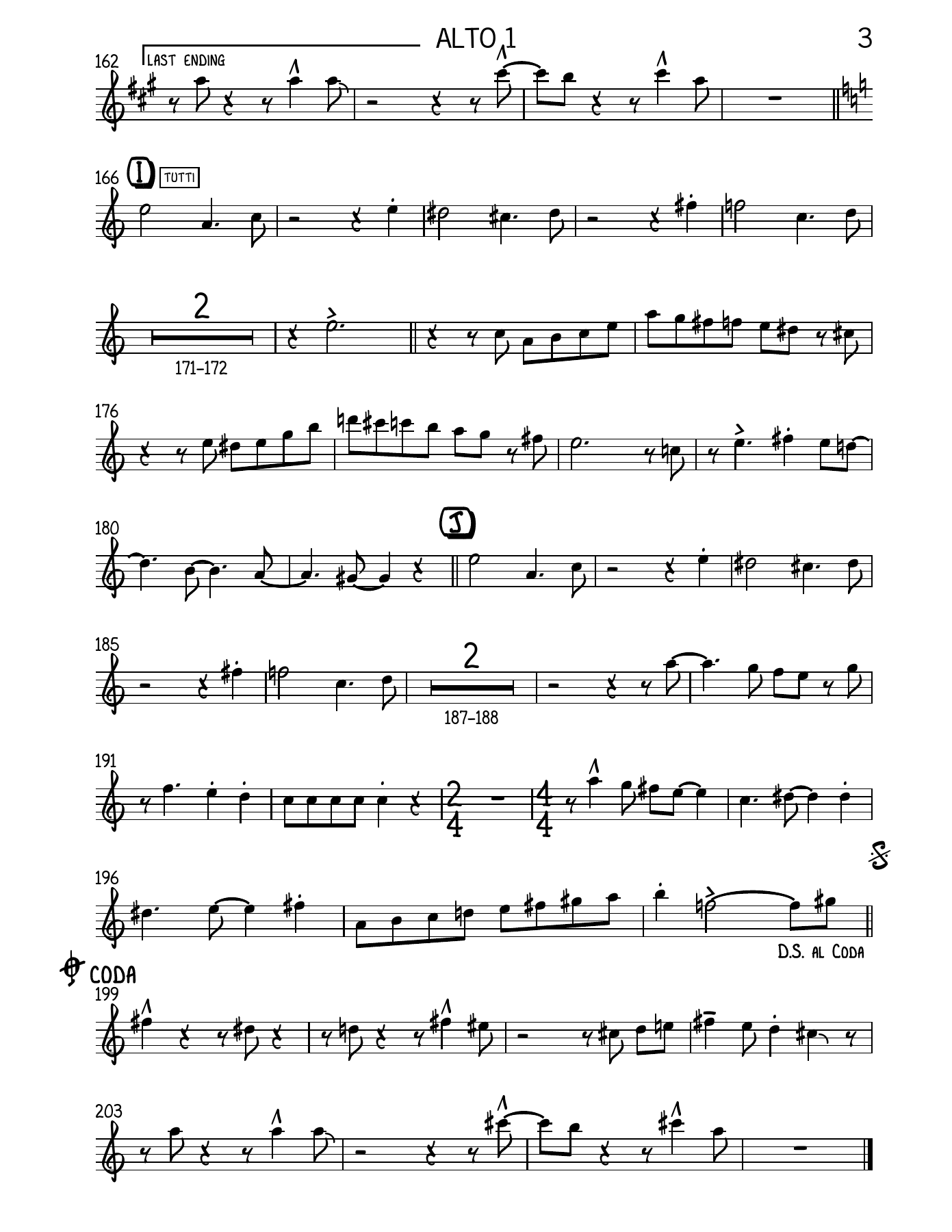 No More Blues Alto — page 3