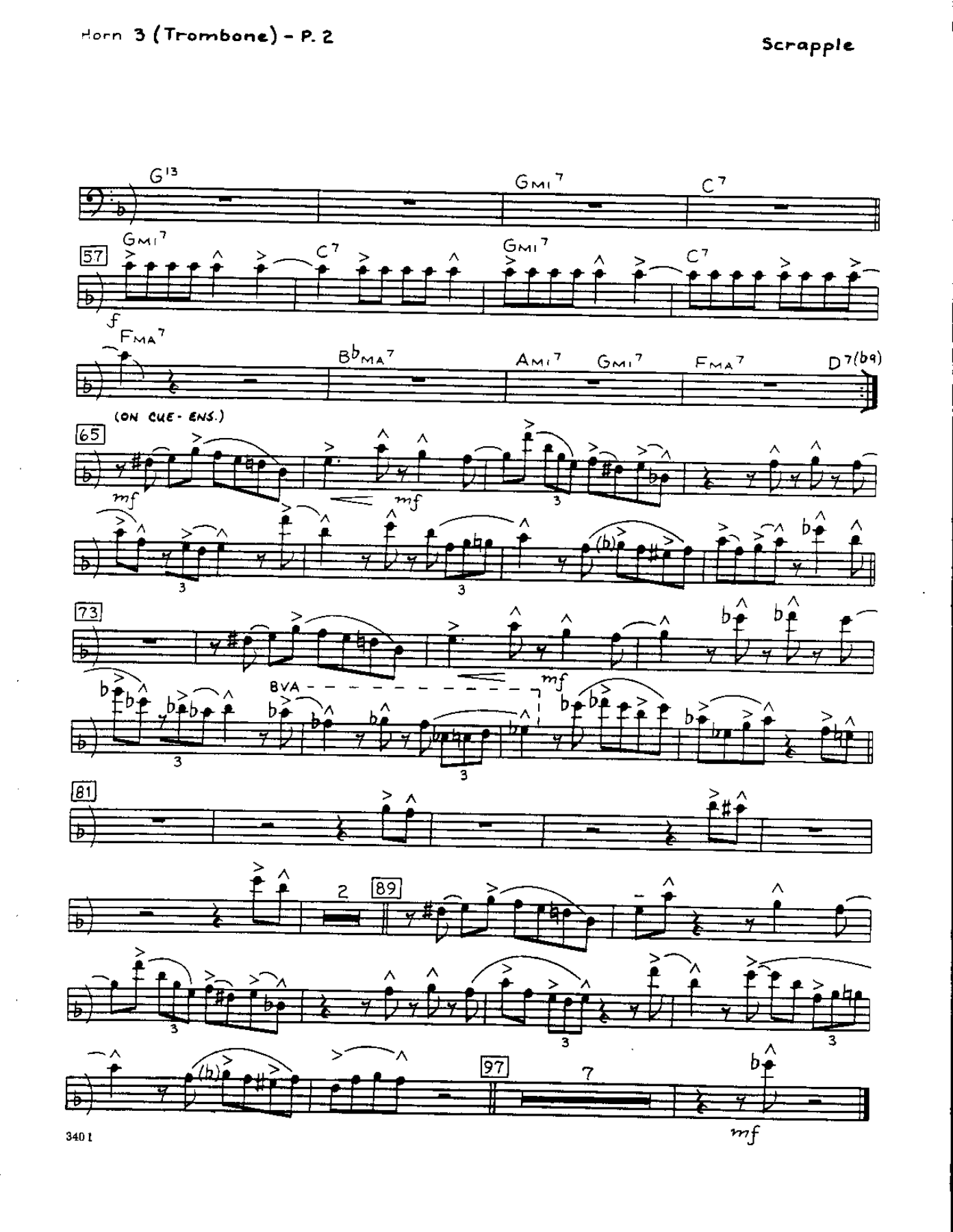 Scrapple from the Apple-Trombone — page 2