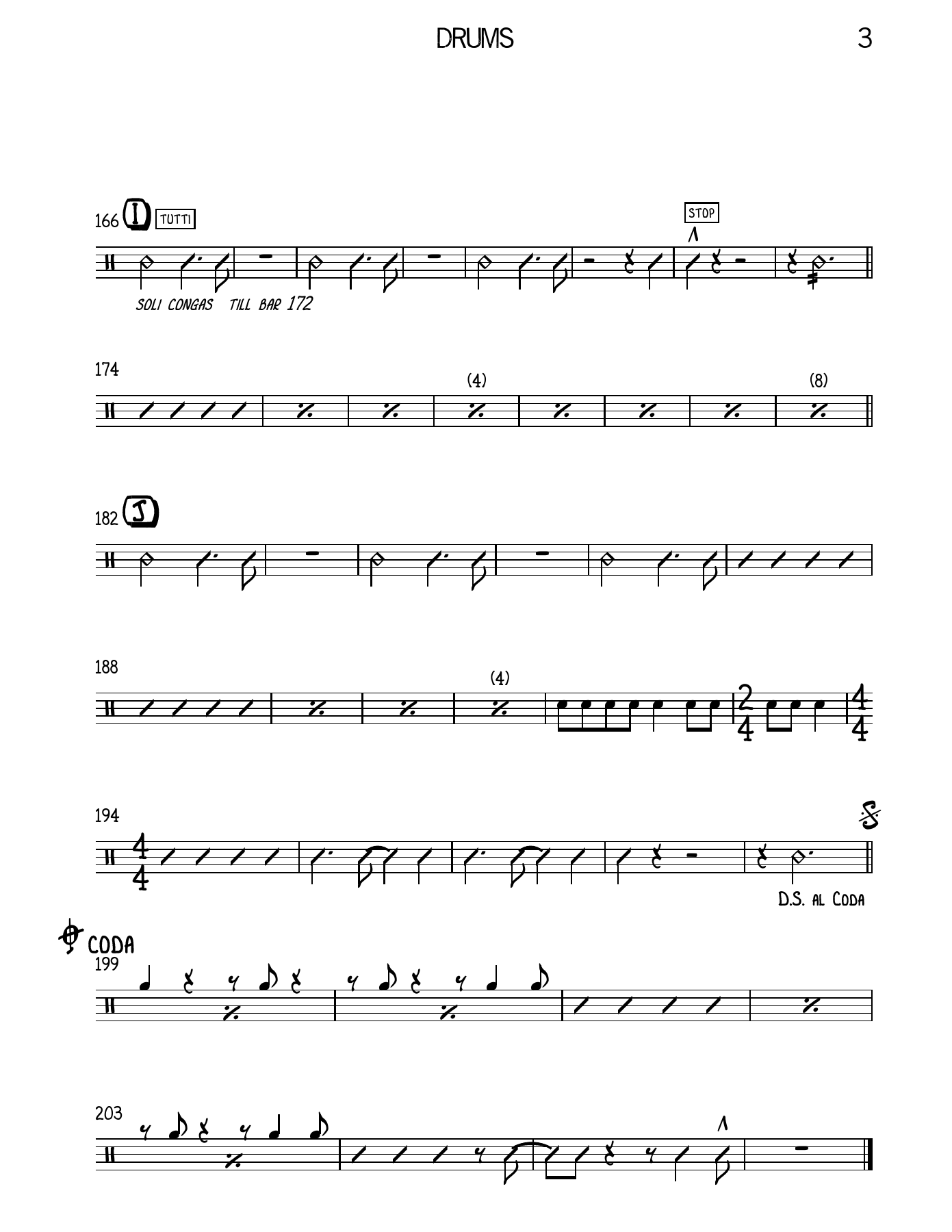 No More Blues Drums — page 3