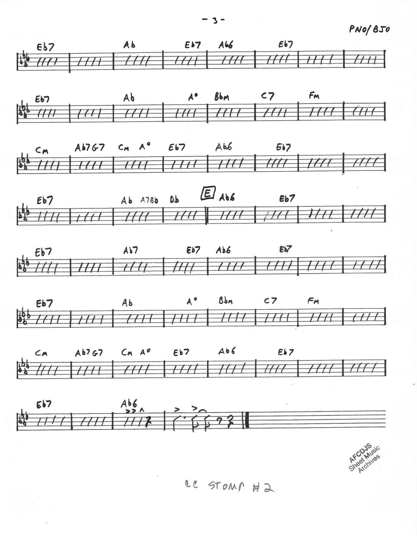 Cotton Club Stomp - arr Mike Henebry — page 3
