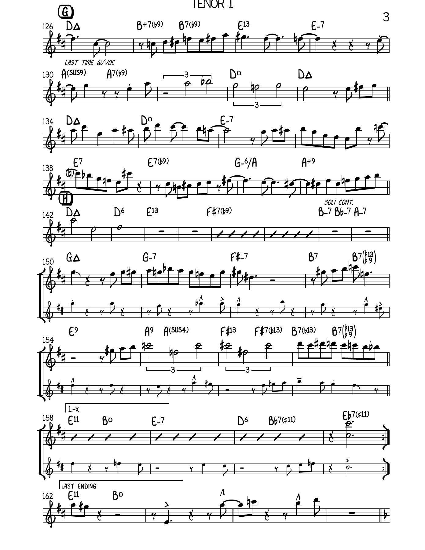 No More Blues Tenor — page 3