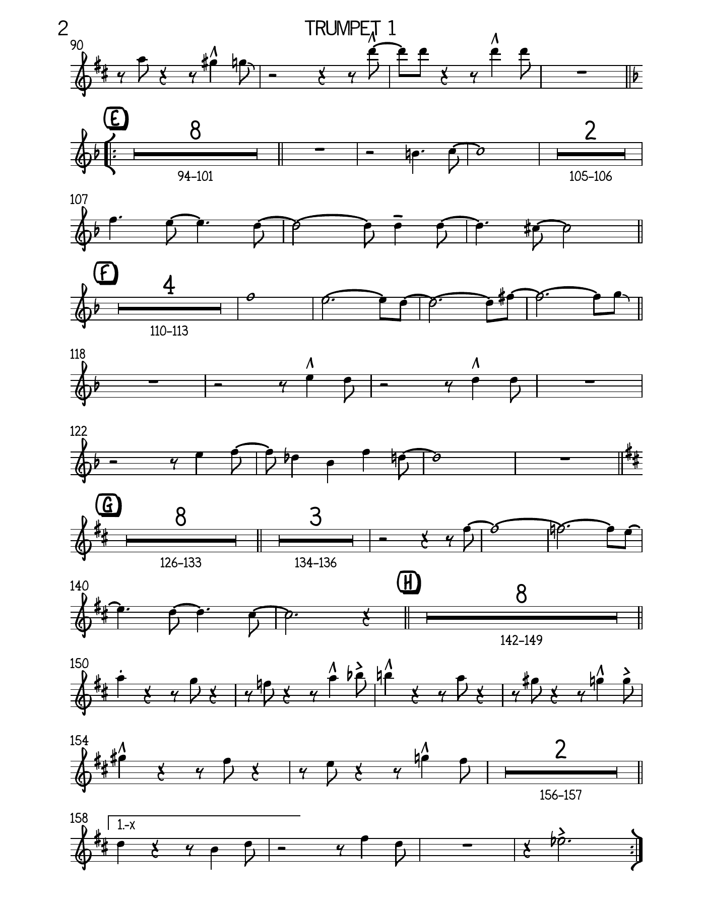 No More Blues Trumpet — page 2