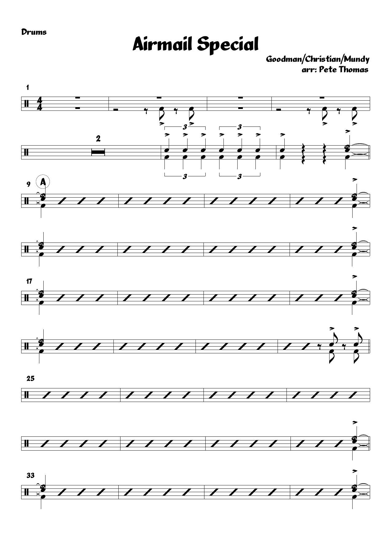 airmail-dms — sheet music cover (first page)