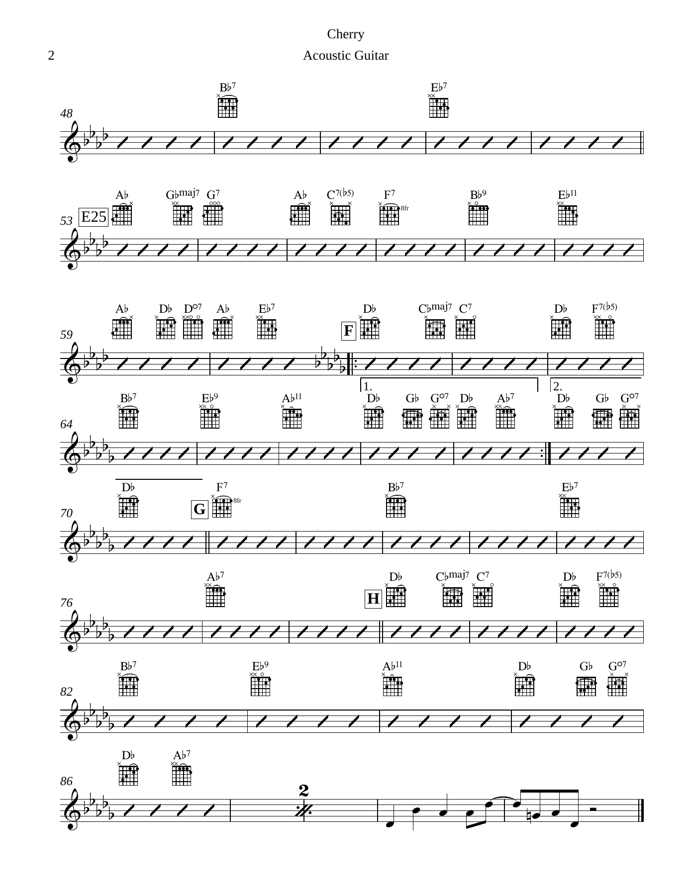 Cherry Acoustic Guitar — page 2