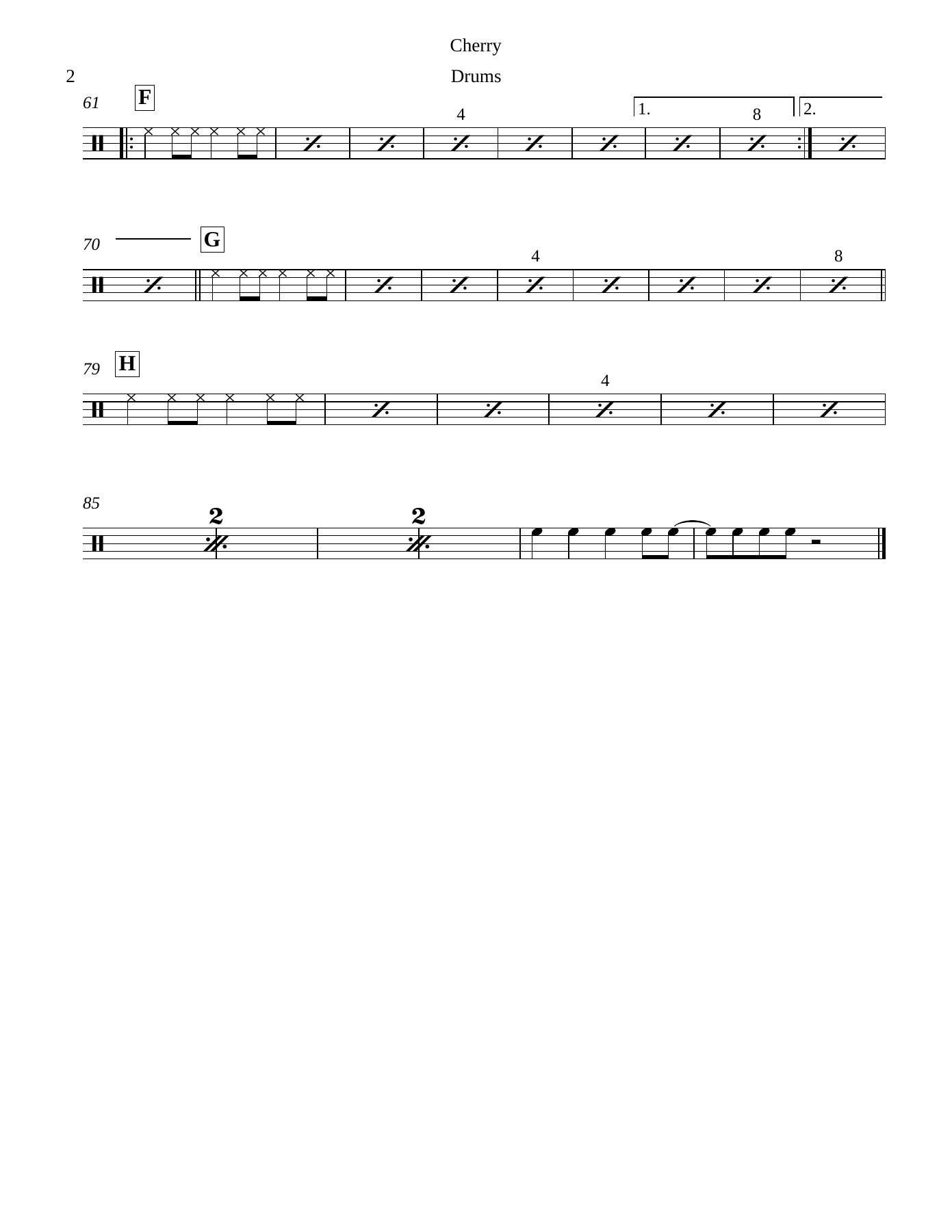 Cherry Drums — page 2