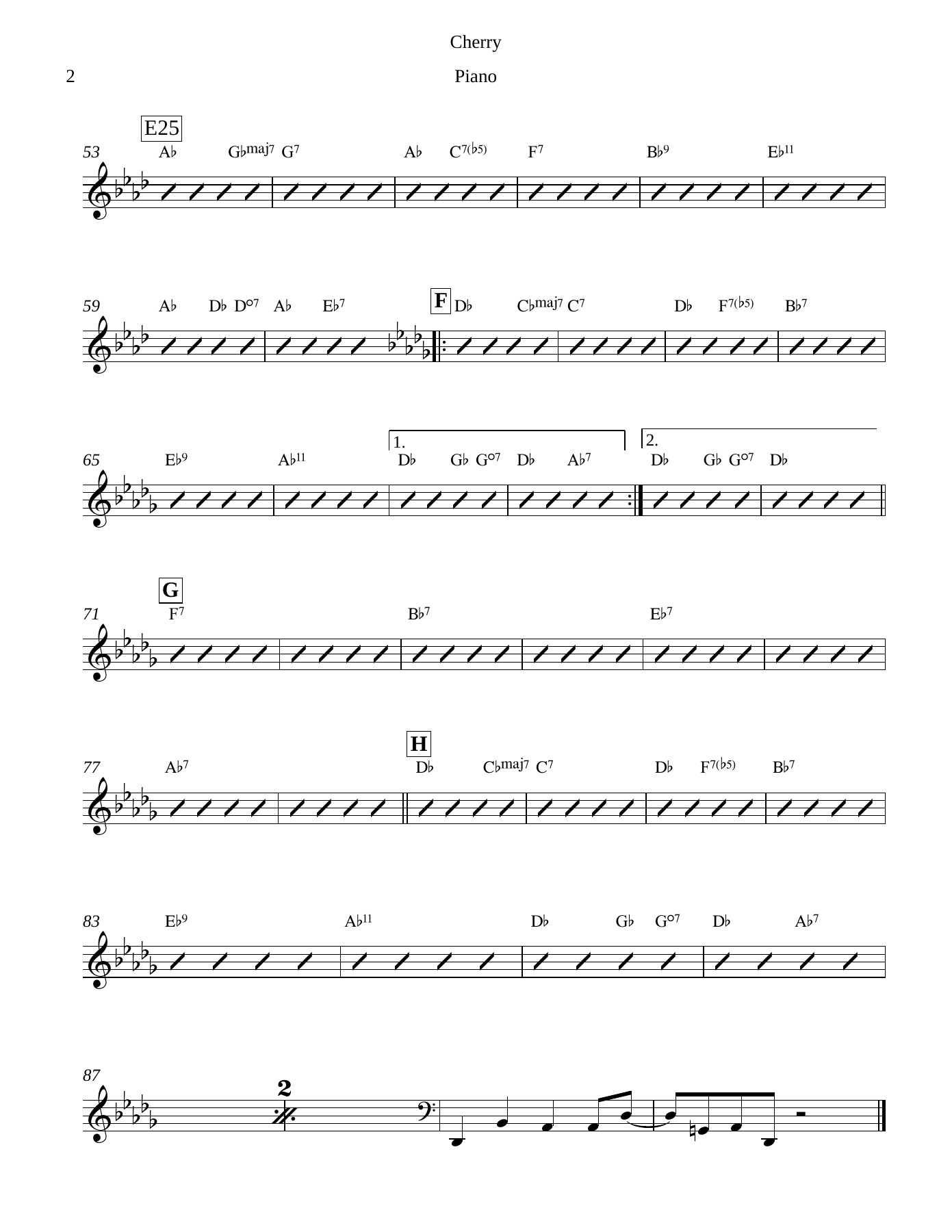 Cherry Piano — page 2